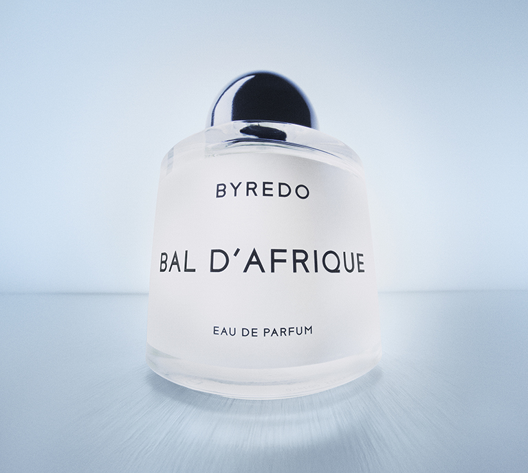 Banner advertisement for Byredo Alto Astral  with product imagery and a “Shop now” button