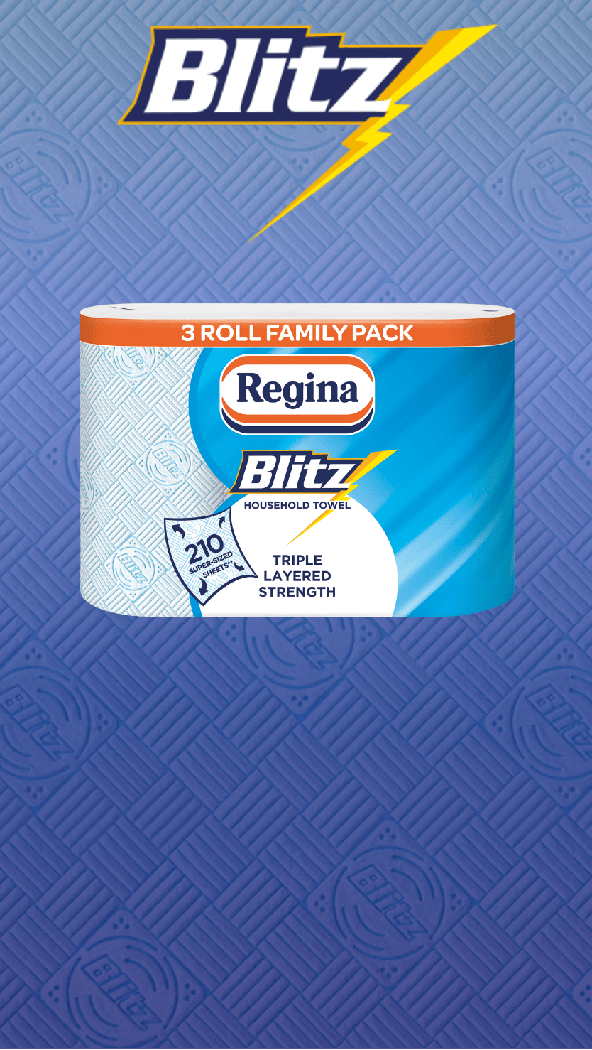 Sponsored - Regina Blitz household towel - Your reliable, handy household helper for all painting mishaps