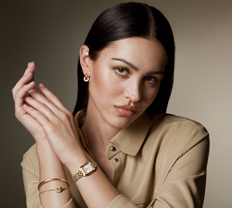 Image showing gold womens watch from the brand Boss