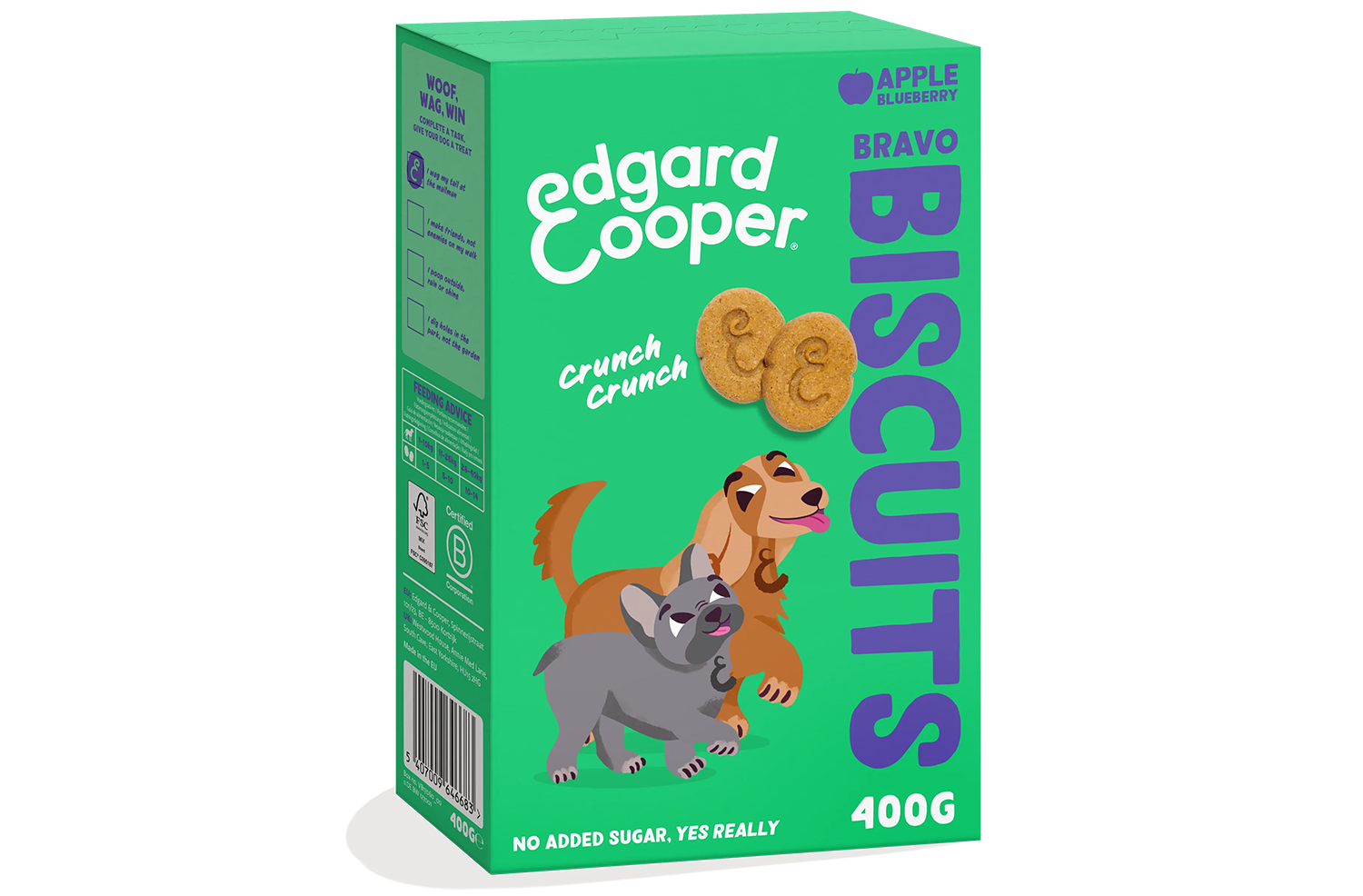 Apple and Blueberry Bravo Biscuits from Edgard & Cooper