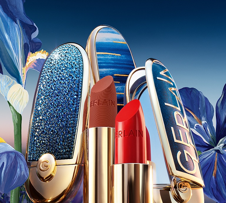 Banner for Guerlain limited edition Rouge G cases, click to shop