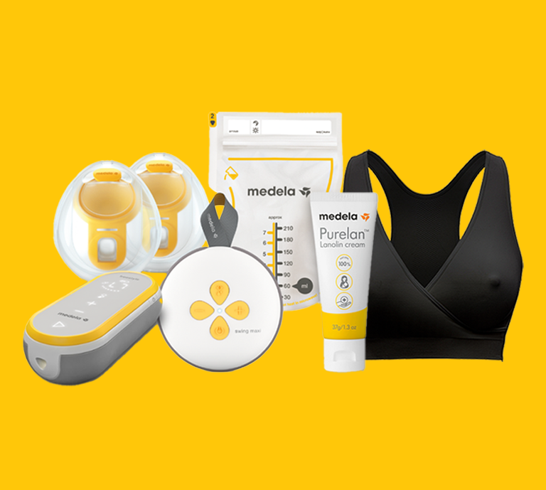 Medela items - everything you need for support at every stage of motherhood.