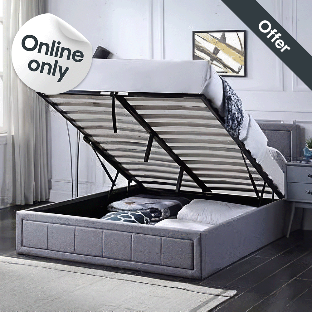 Offers on selected beds and mattresses. Online only. Shop now.