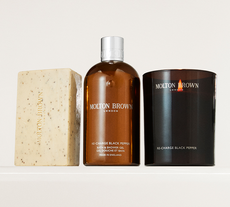 Re-charge Black Pepper collection by Molton Brown