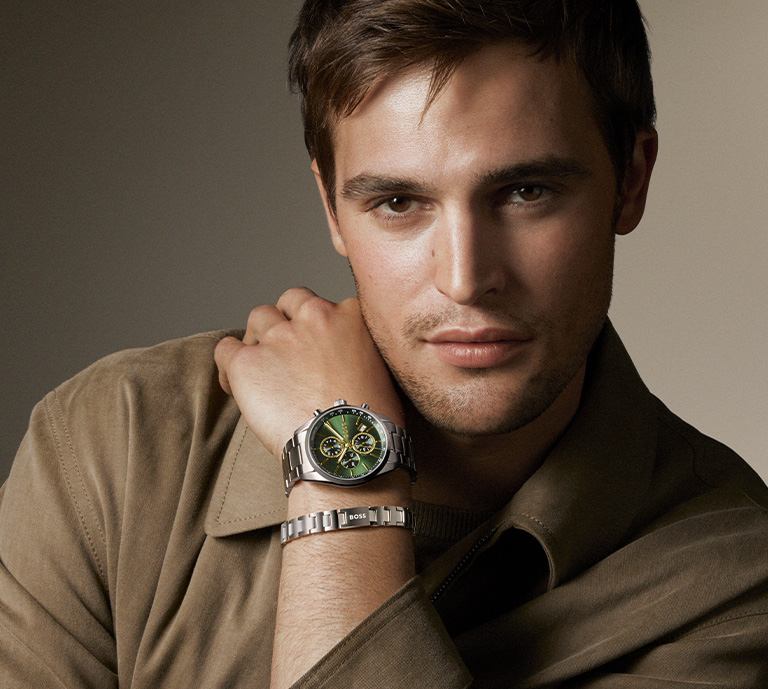 Image showing gold womens watch from the brand Boss