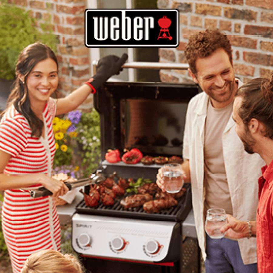Sponsored - Banner X - Weber barbeques. Create your perfect outdoor space this summer with Weber barbeques. Shop now