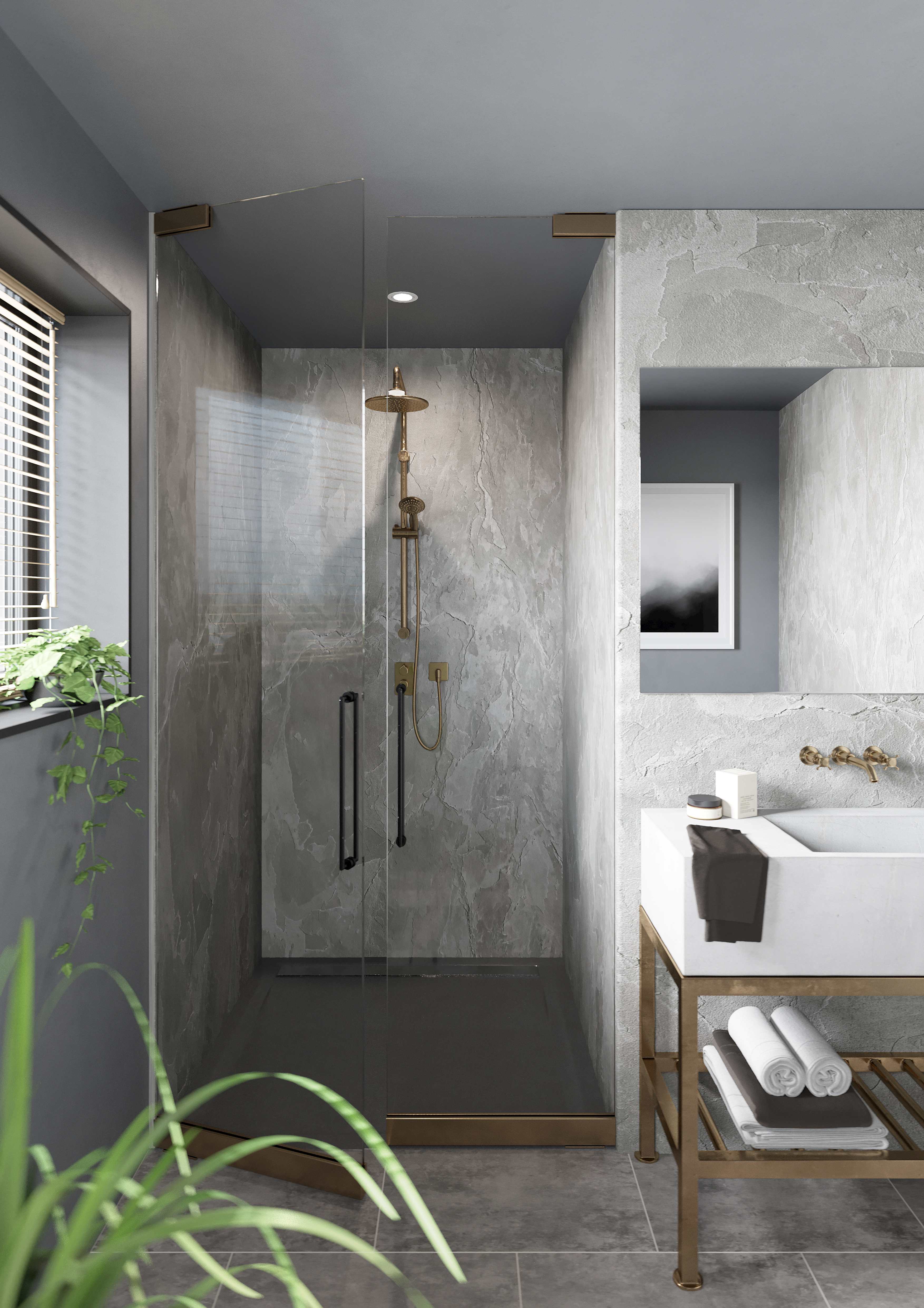 Pure design, trimless system with latest innovation to make install and upkeep simple.