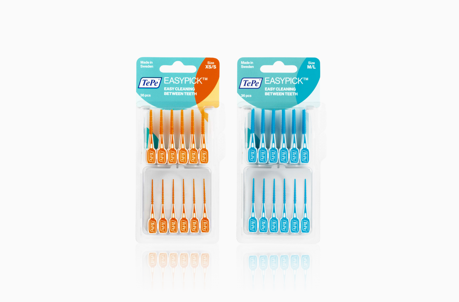 The easy way to clean between your teeth, leaving your mouth fresh. Strong and flexible with silicone cleaning surfaces.