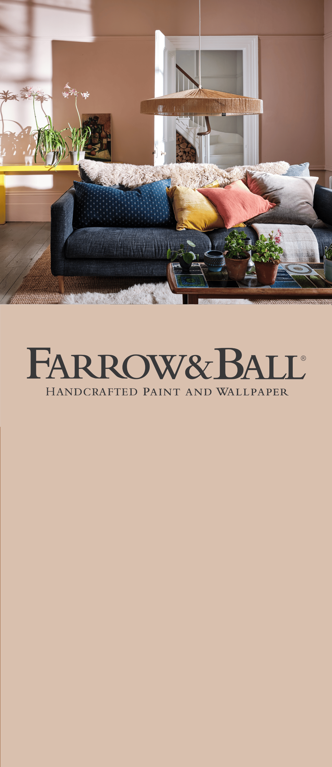 Sponsored Banner X - Farrow and Ball - Pink paint - Unrivalled colours, handcrafted in Dorset. Shop now