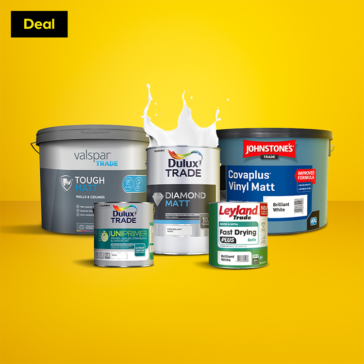 3 for 2 on selected interior paint. Shop now.