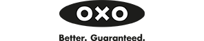 Black logo of the OXO brand