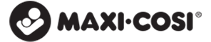 Black logo for Maxi-Cosi brand