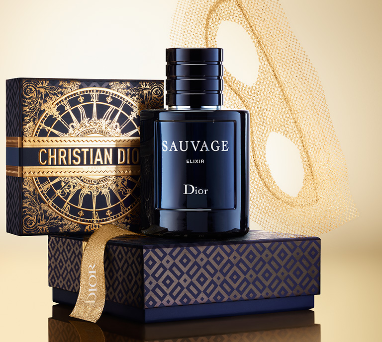 NEW Sauvage Elixir presented in an exquisite limited-edition gift box.