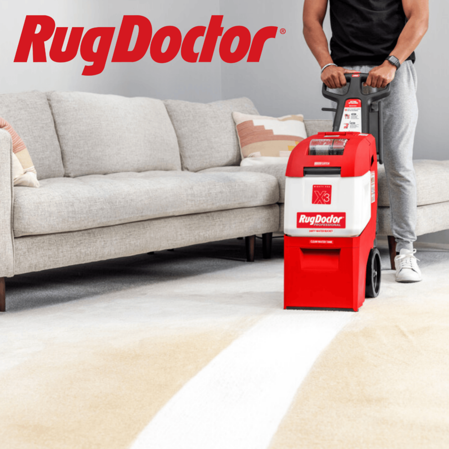 Sponsored banner for Rug Doctor. Deep clean and refresh your carpets. Rent a Rug Doctor from just £27.99. Shop now button
