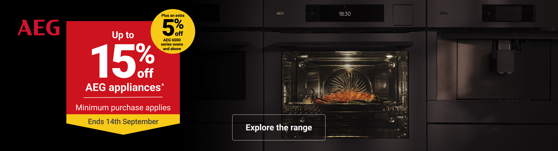 Click through to AEG kitchen appliances