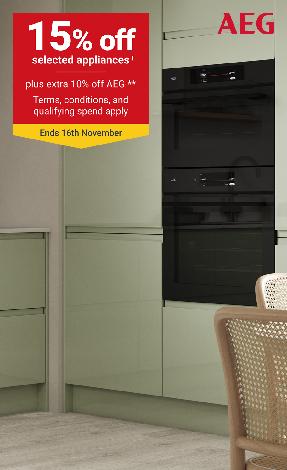 Click through to AEG kitchen appliances