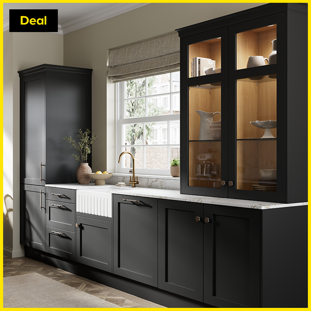 Up to 40% off kitchen cabinets and doors plus 10% off selected Signature kitchen ranges. Terms & conditions apply, see the *Terms & conditions at the end of the page. Shop now.