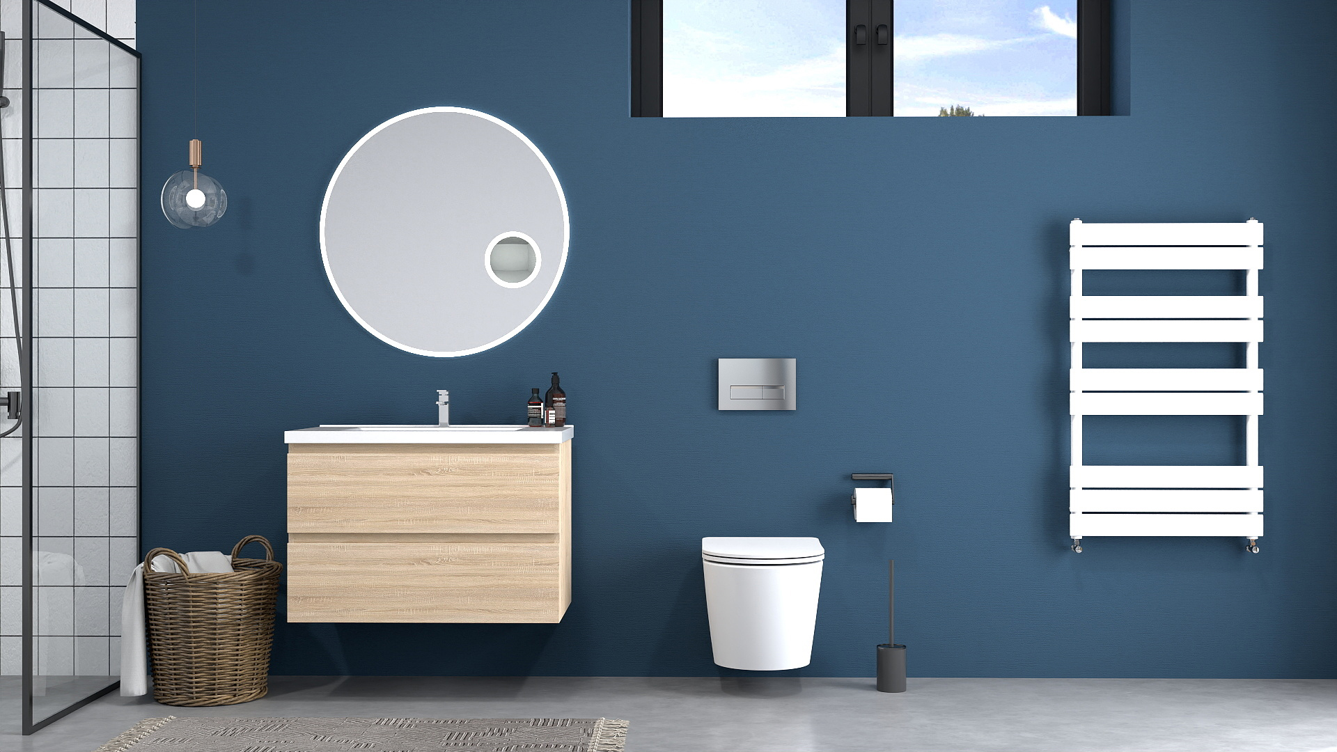 Sponsored,Upgrade your bathroom with our wall-hung toilet set.
