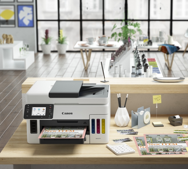 Save Big on the Maxify GX6050. Save 20% with code CANONPRINTER at checkout. Don’t miss out!