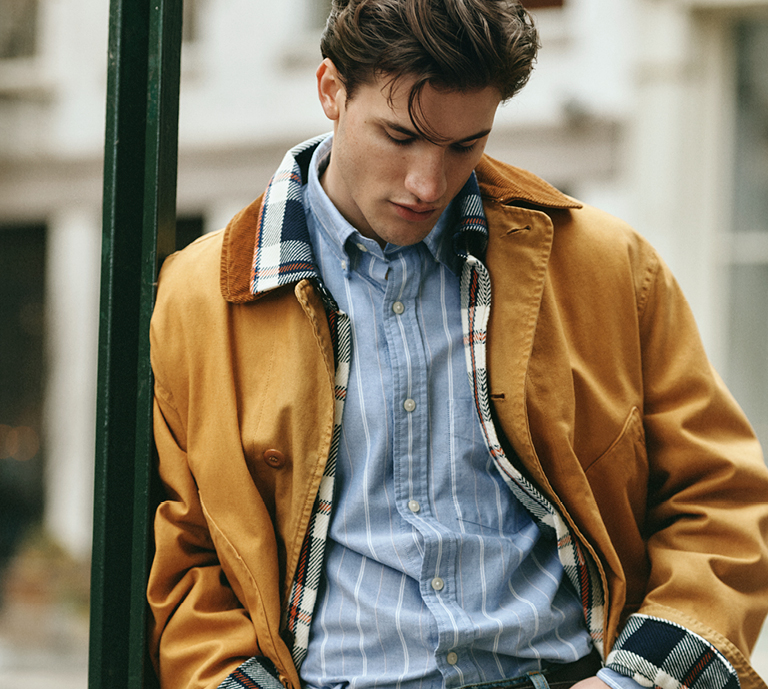 Image of man wearing Gant clothing