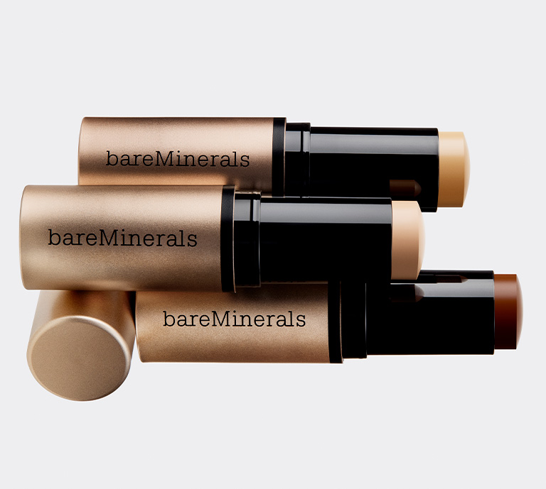 Banner Advertisement with a product image of the bareMinerals Complexion Rescue Skin Tint Stick and shop now button.