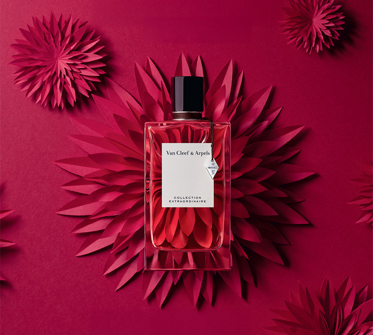 banner for van cleef & arpels fragrance