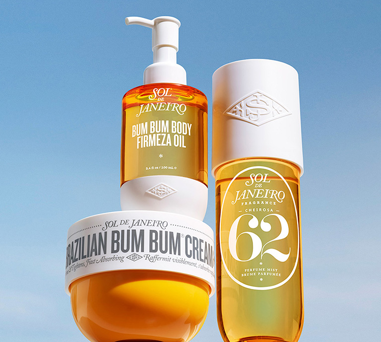 Image showing the 3 Sol De Janeiro, Bum Bum products.