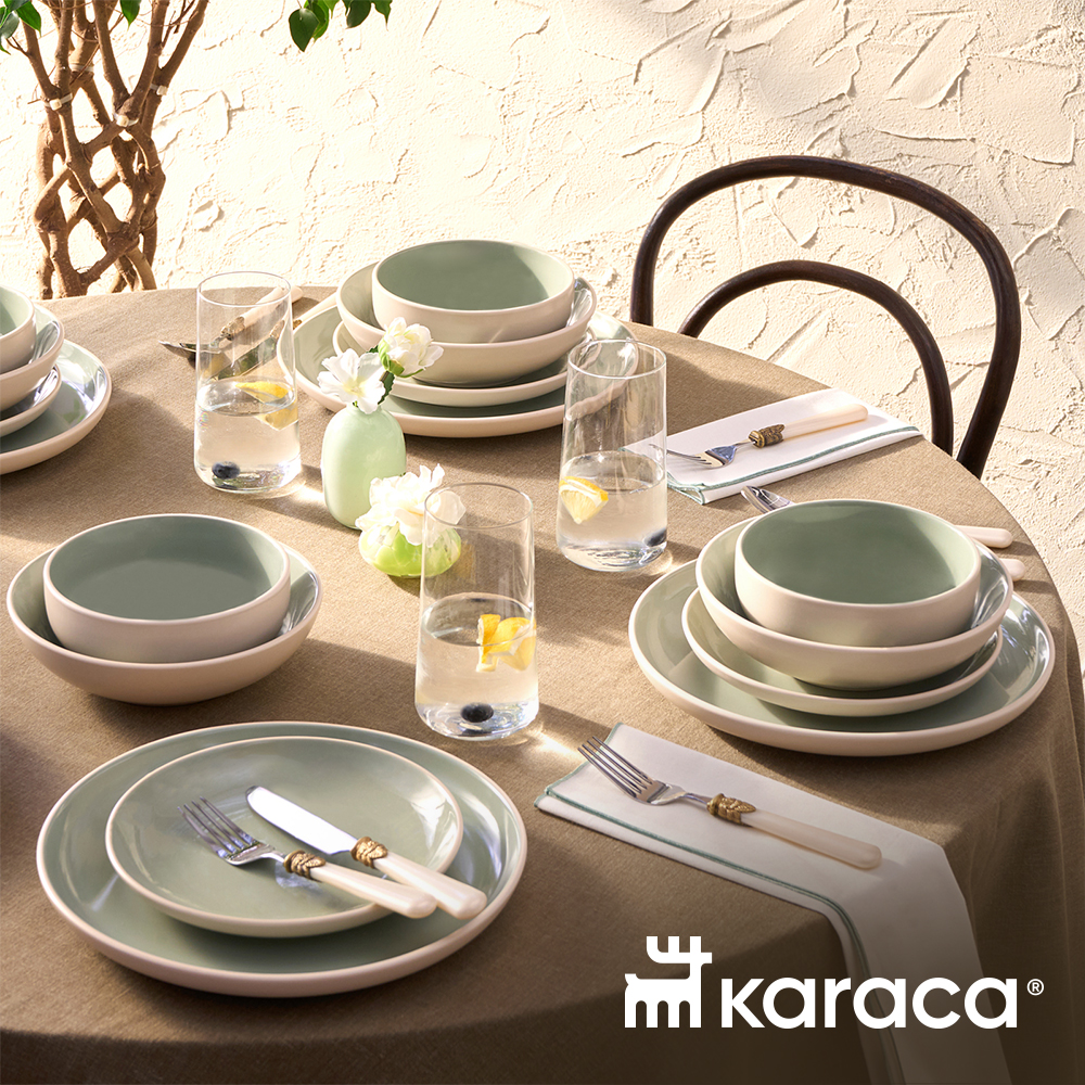 Sponsored Karaca dinner set styled on an elegant dining table