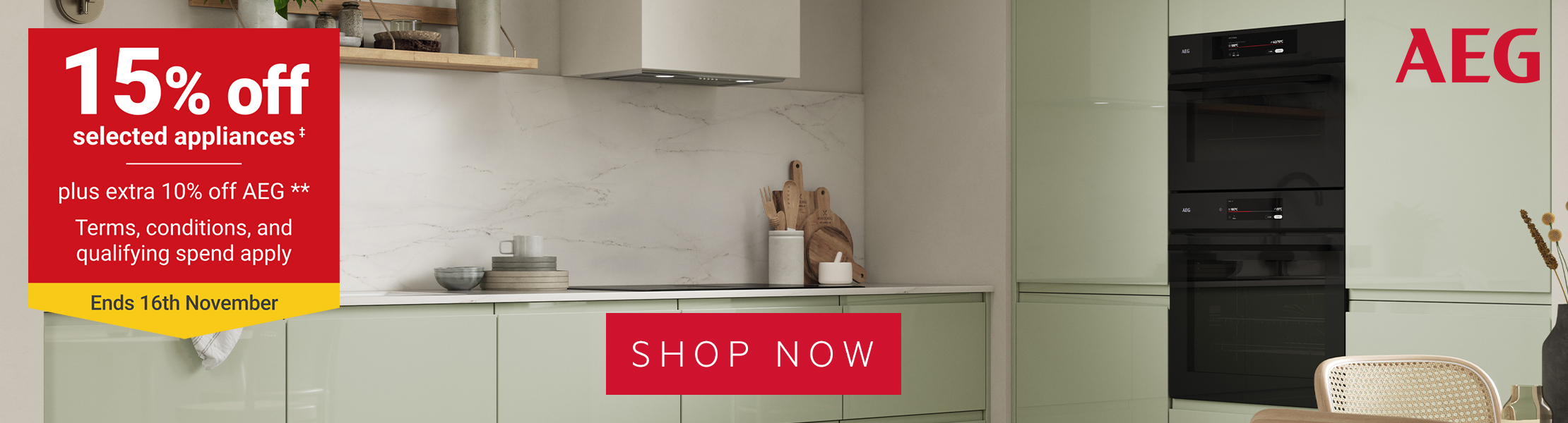 Click through to AEG kitchen appliances