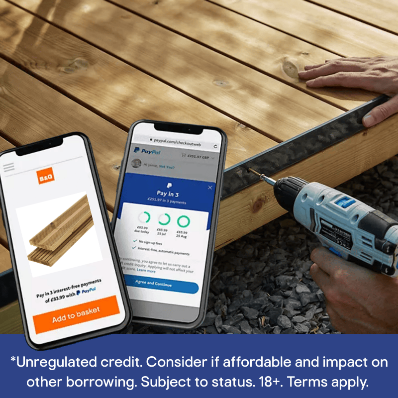 Sponsored banner for PayPal. Pay in 3. Find out more.