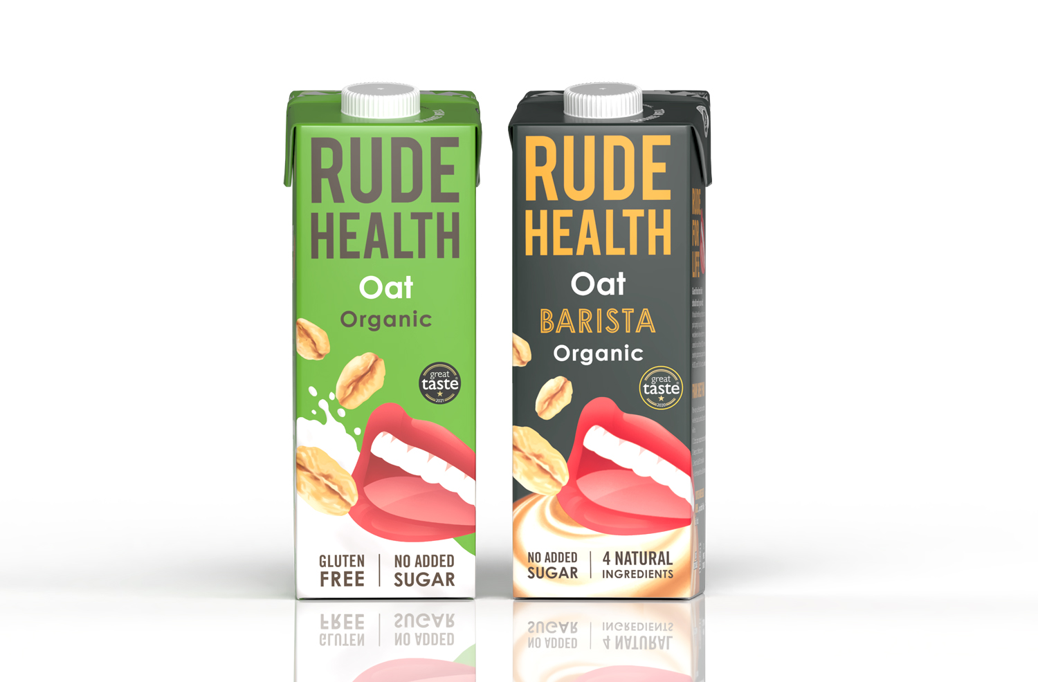 Rude Health's Organic Oat Drink Range. 