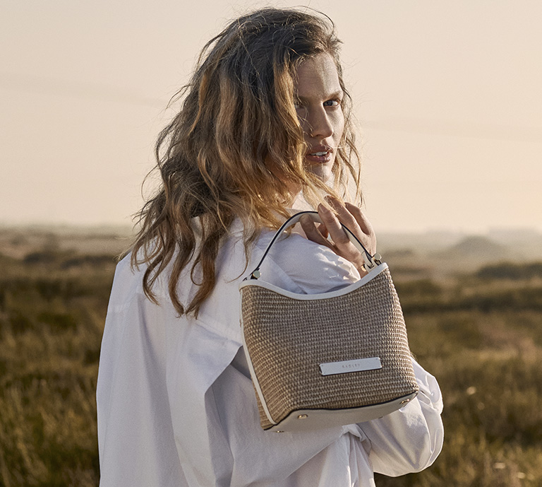 Radley Bathurst Mews Raffia Small Open Top Grab Bag