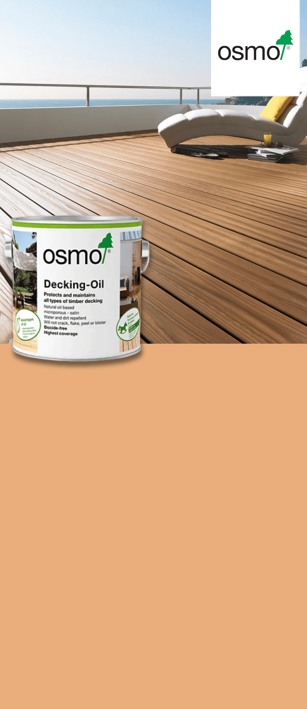Sponsored - Banner X - Osmo. Natural beauty and protection in one. Shop now