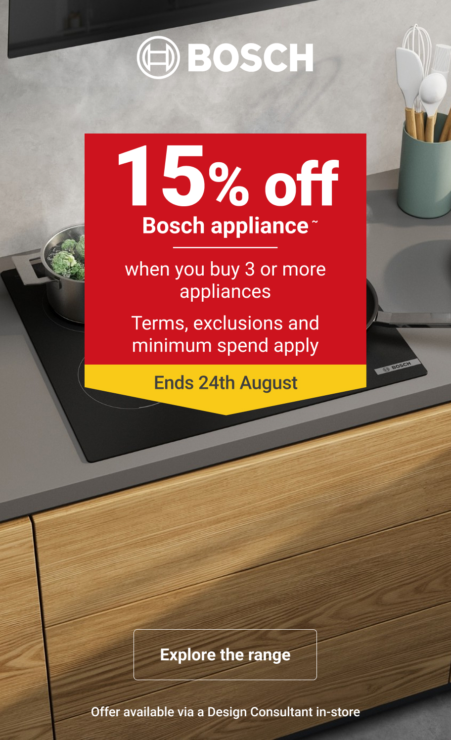 Bosch promotional top banner