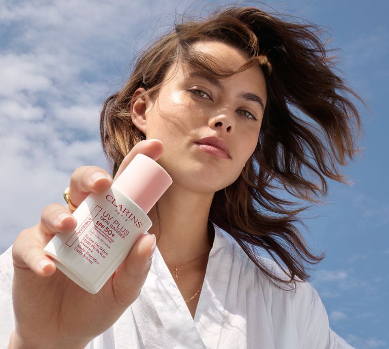 Clarins protect and glow range