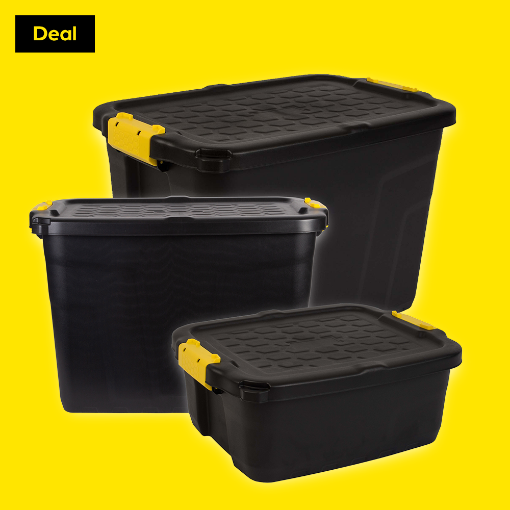 20% off Strata heavy duty storage boxes. Shop now.