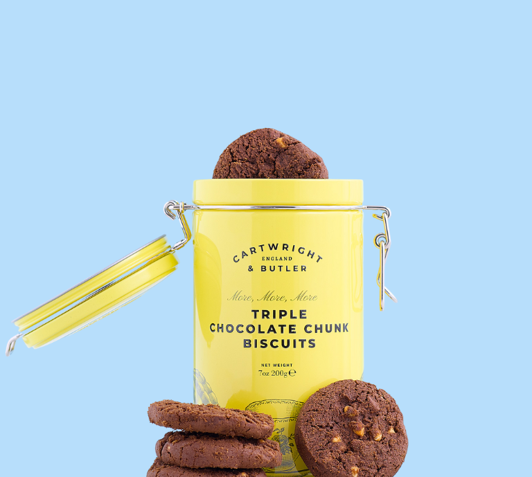Nothing says Dad you’re the best quite like a Cartwright & Butler gift.
Show some love this Father's Day with a Cartwright & Butler biscuit tin or hamper.