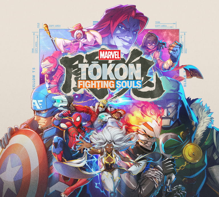 Image of Marvel token game characters