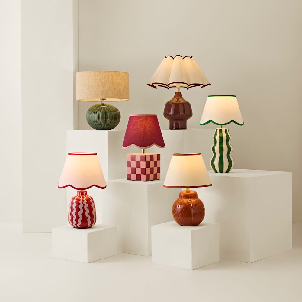 Sponsored Image of ValueLights Table Lamps including Rebeeca, Jamie, Everie, Evie, Katy and Gourdette.