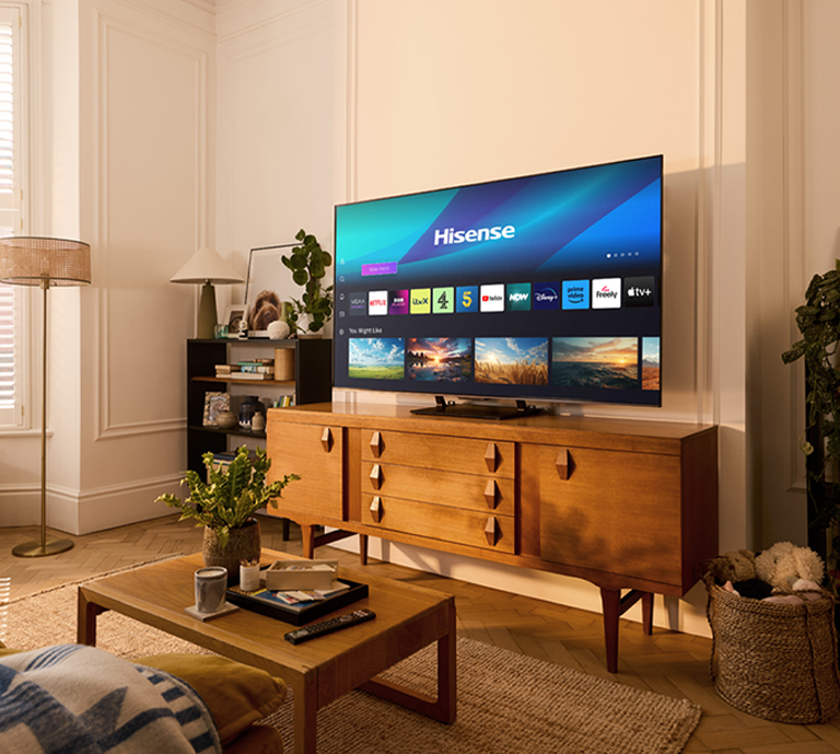 Hisense TV in a living room
