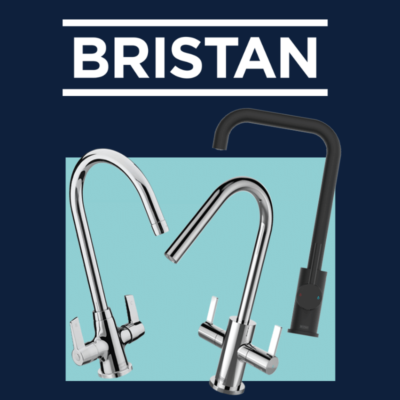 Sponsored banner for Bristan. Kitchen inspiration on tap. Shop now 