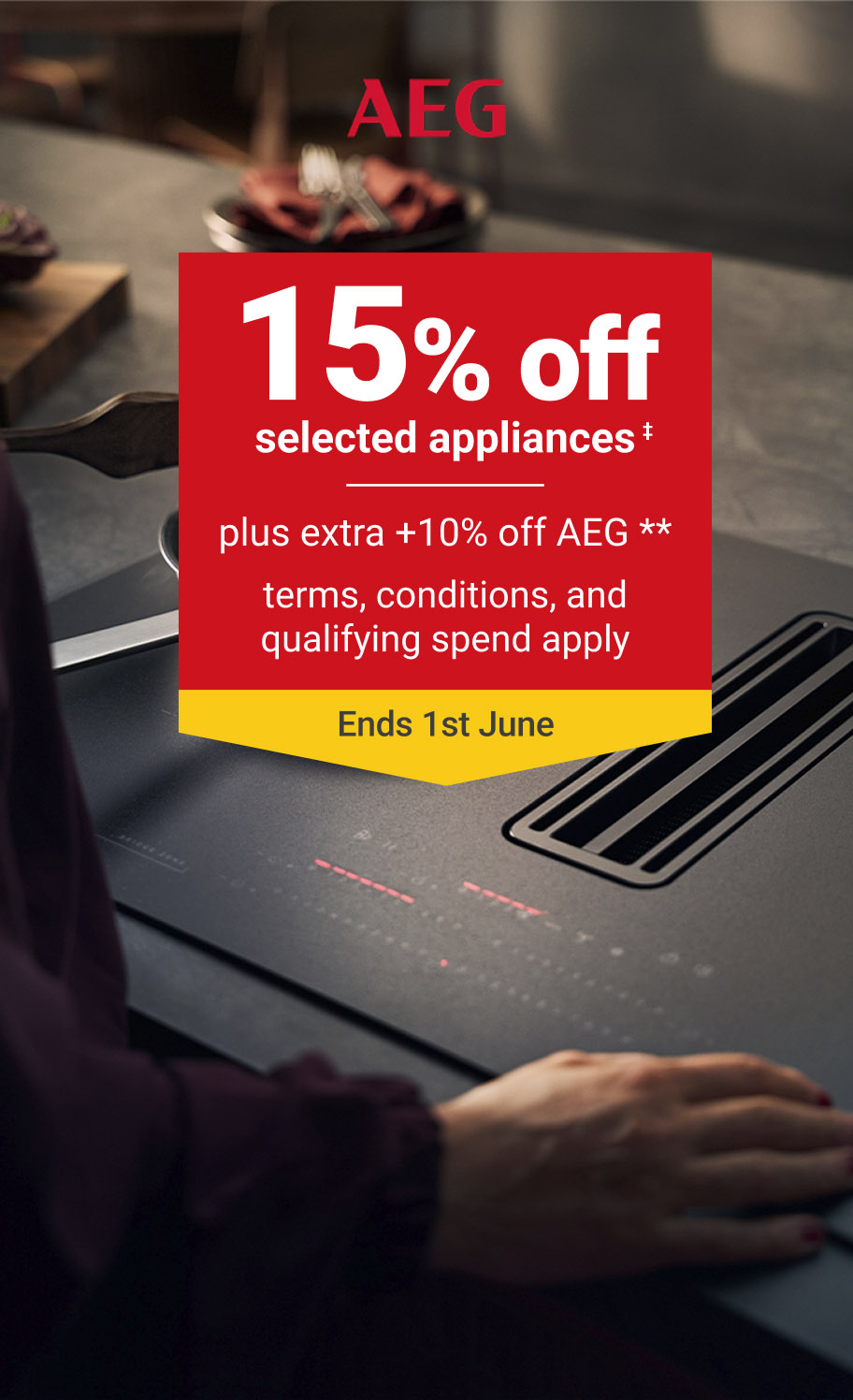 Click through to AEG kitchen appliances