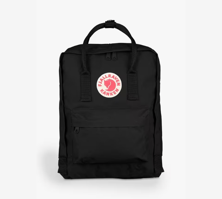 Banner advertisement showing Fjällräven backpack