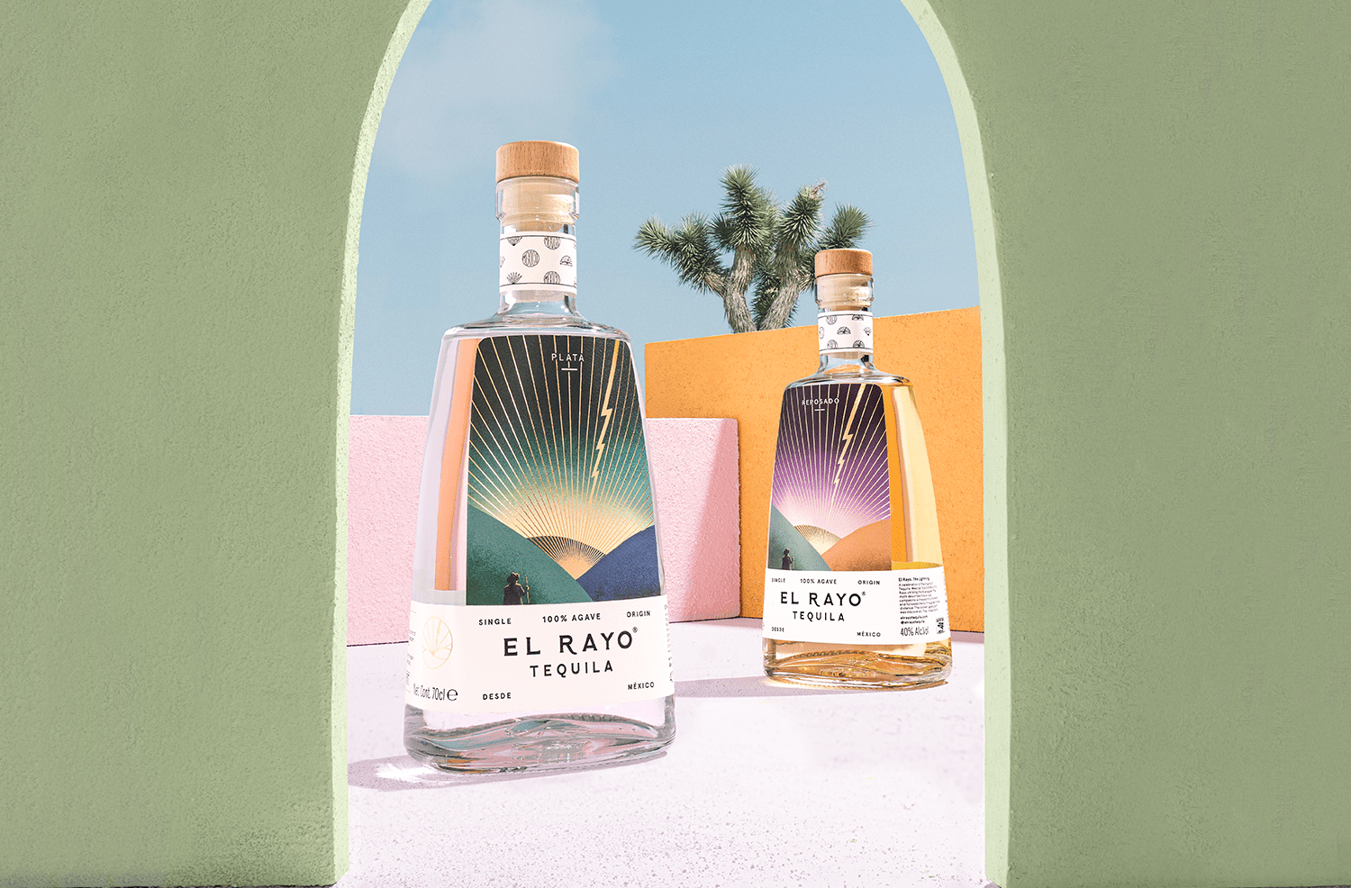 El Rayo Plata and Reposado hero image.