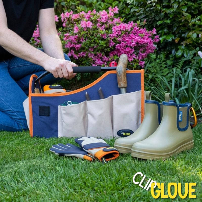 Image showing ClipGlove toll bag, gloves and ankle boots