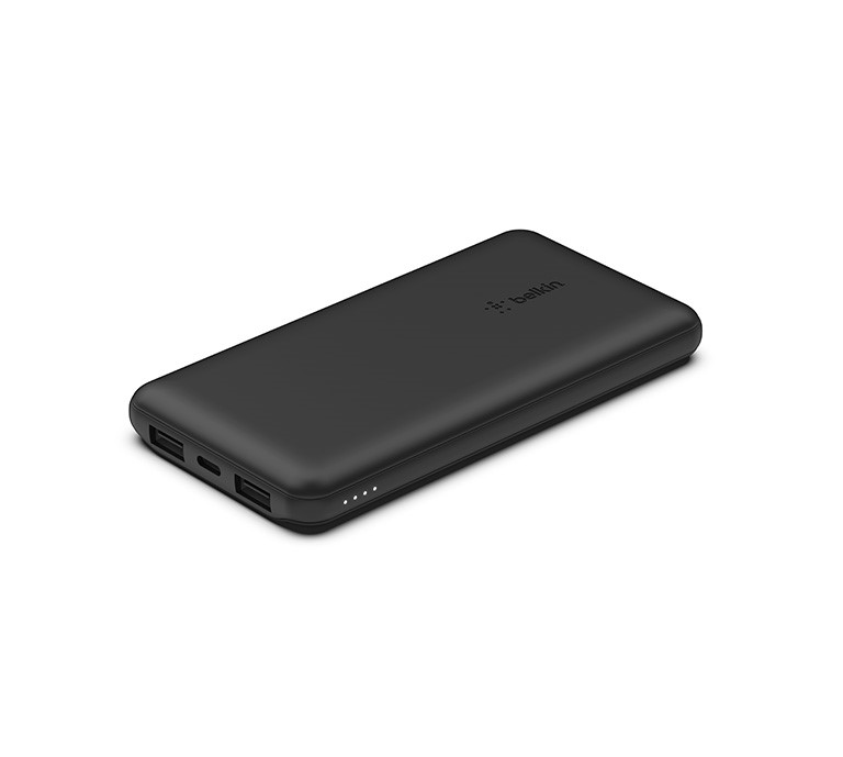 Belkin 10K 3-Port Portable Power Bank with Single USB-C & Dual USB-A Ports