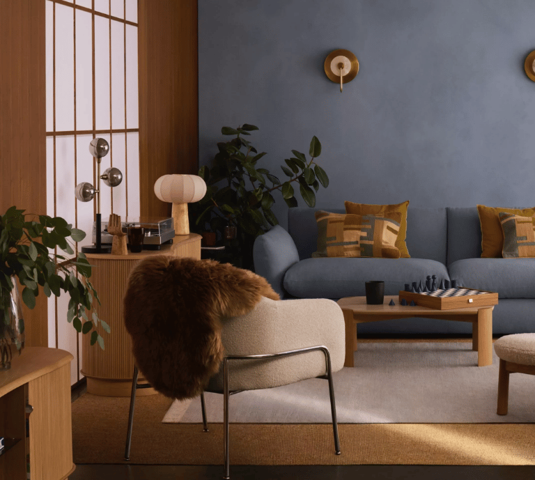 An image showing a variety of home accessories in a range of colours